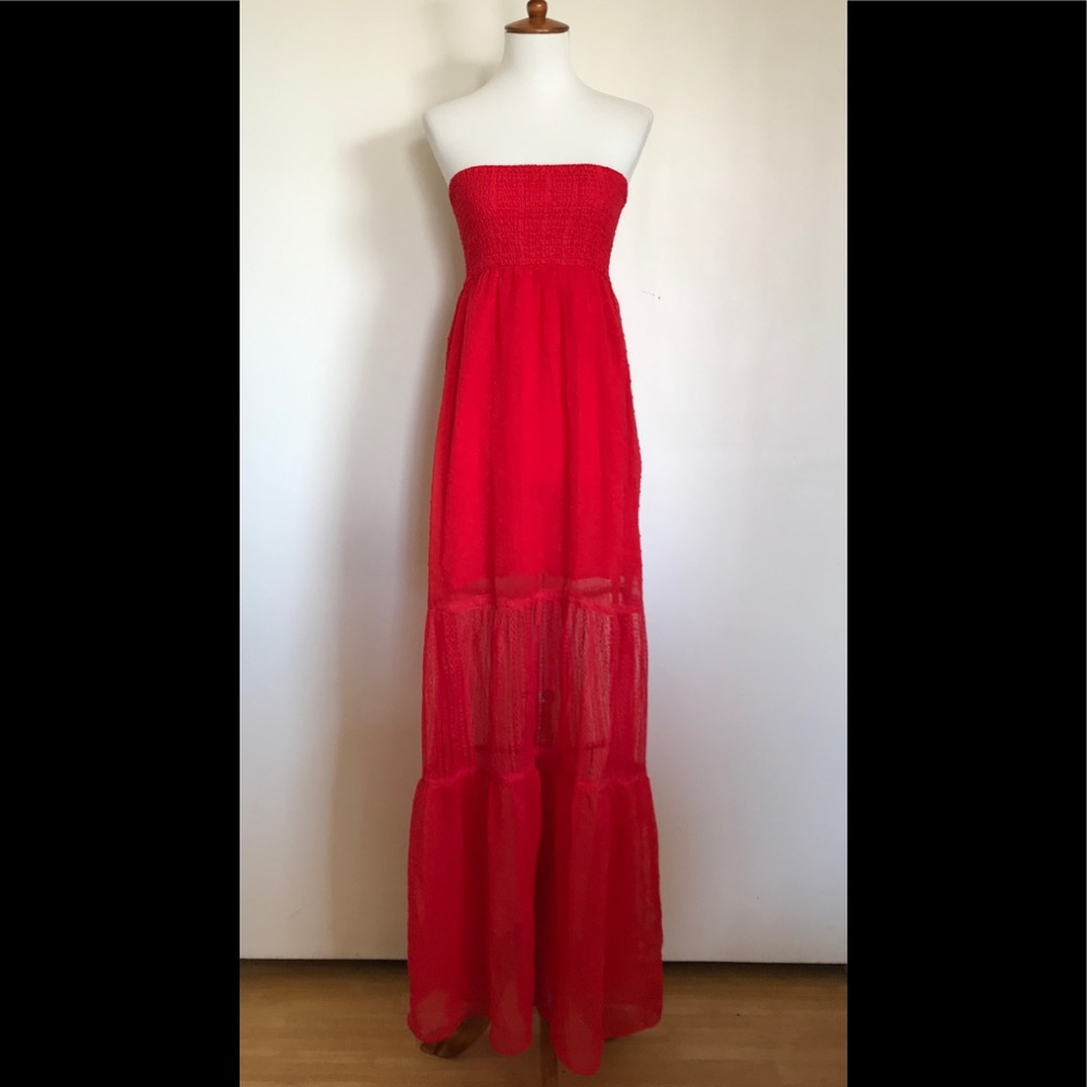 Strapless Maxi Dress
